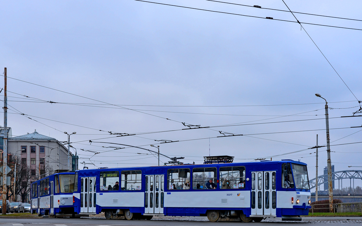 Рига, Tatra T3MR (T6B5-R) № 35217