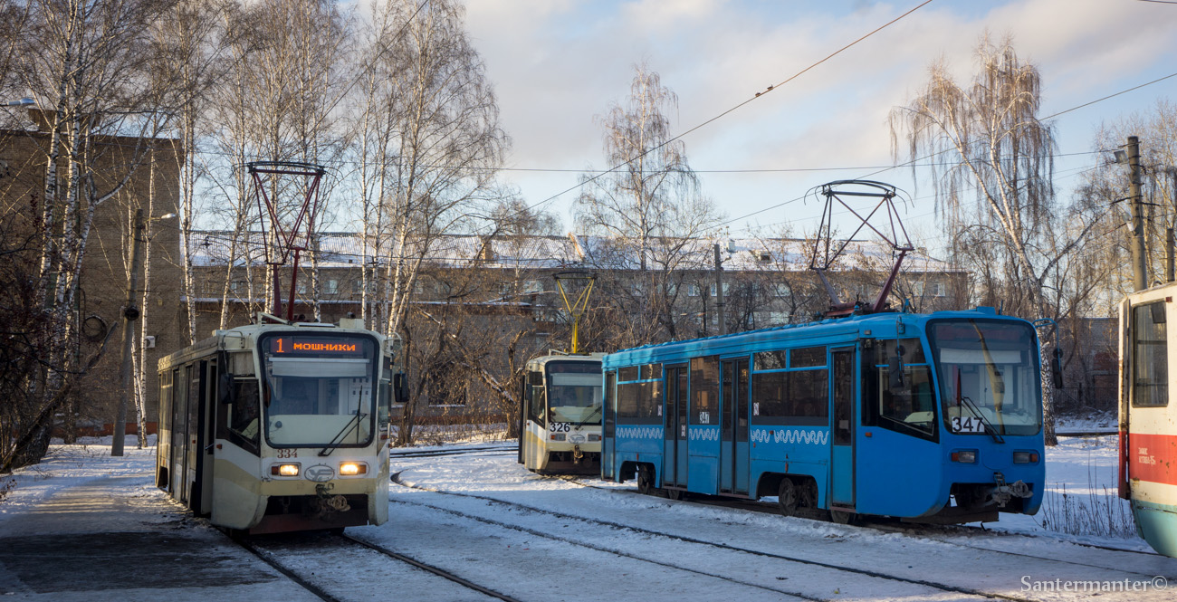 Томск, 71-619КТ № 334; Томск, 71-619А № 347