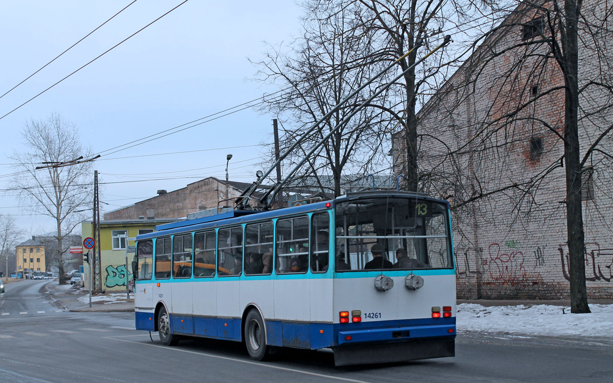 Рига, Škoda 14Tr13/6M № 14261