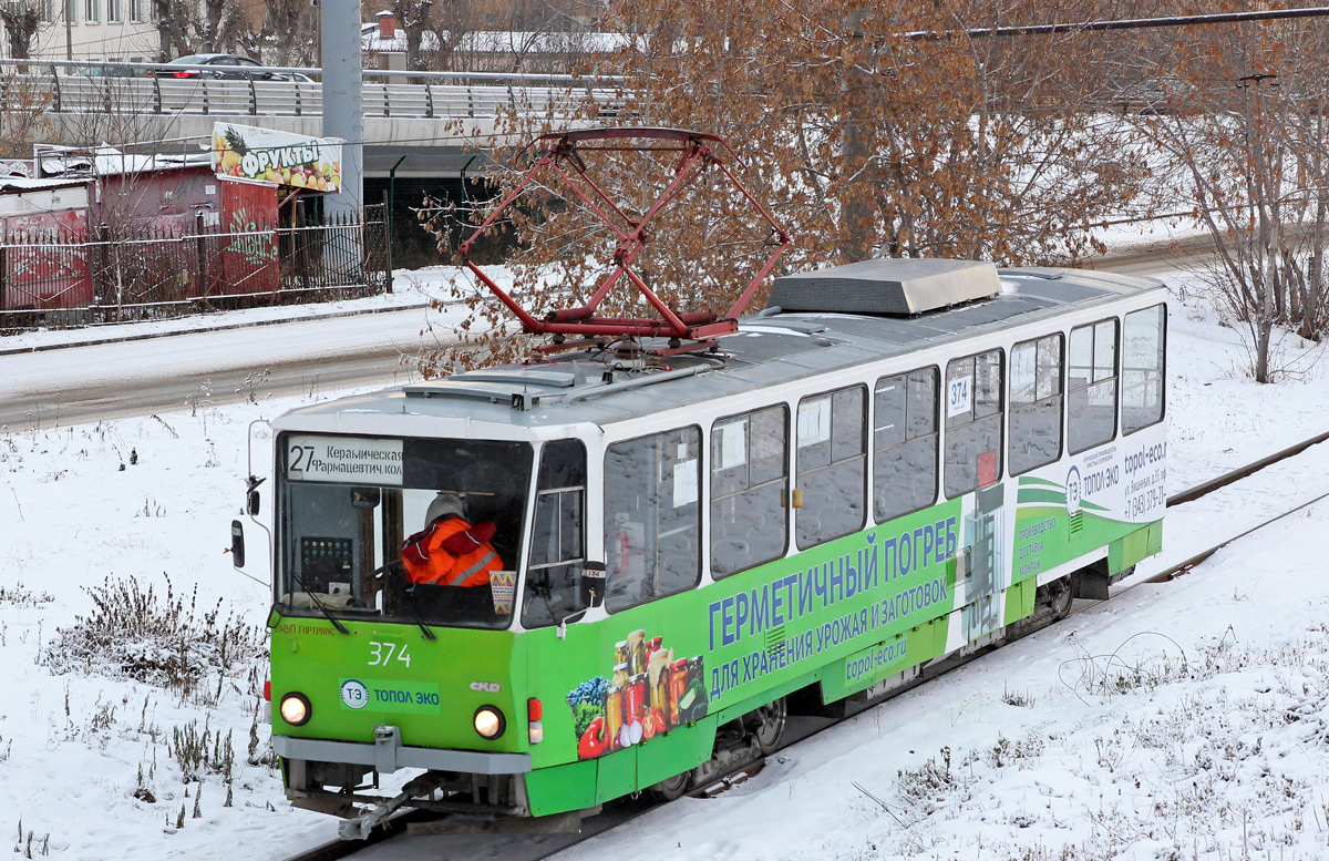 Yekaterinburg, Tatra T6B5SU # 374
