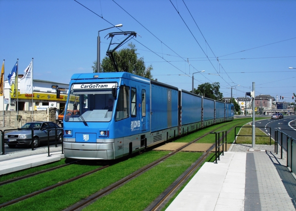 Дрезден, Schalker Eisenhütte CarGoTram № 2001; Дрезден — Грузовой трамвай «CarGoTram» (2001 — 2020)