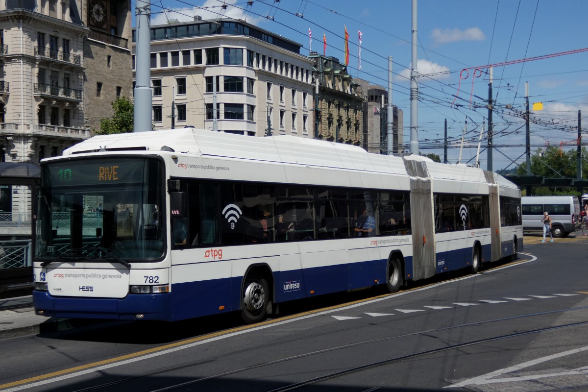Женева, Hess lighTram (BGGT-N2C) № 782