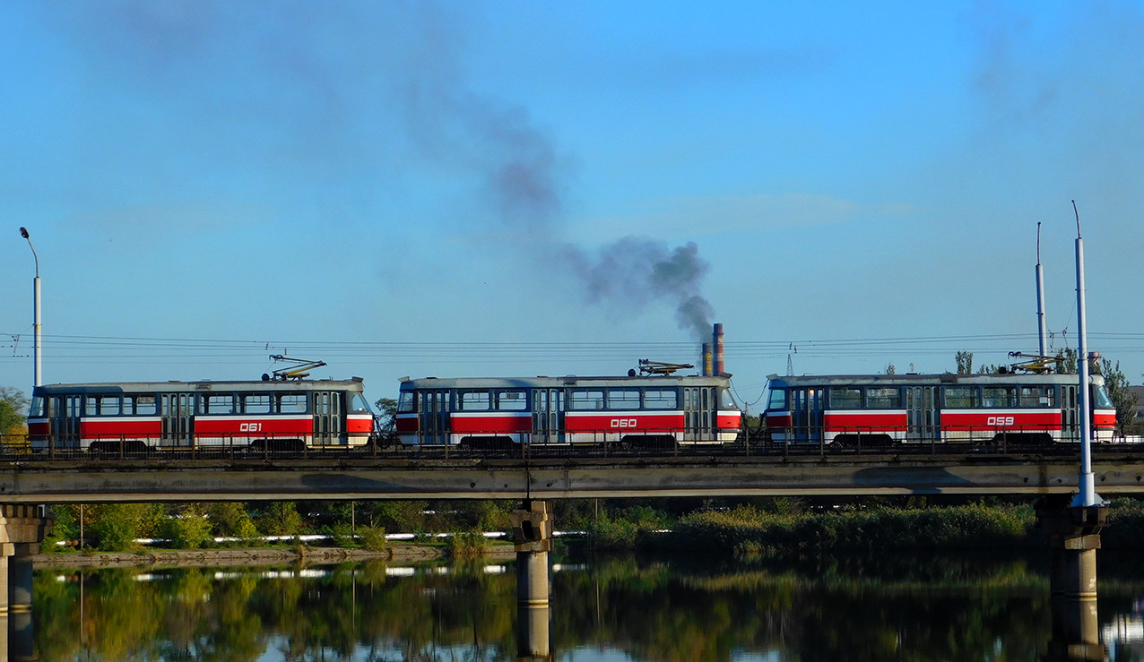 Кривой Рог, Tatra T3 № 061; Кривой Рог, Tatra T3 № 060; Кривой Рог, Tatra T3 № 059