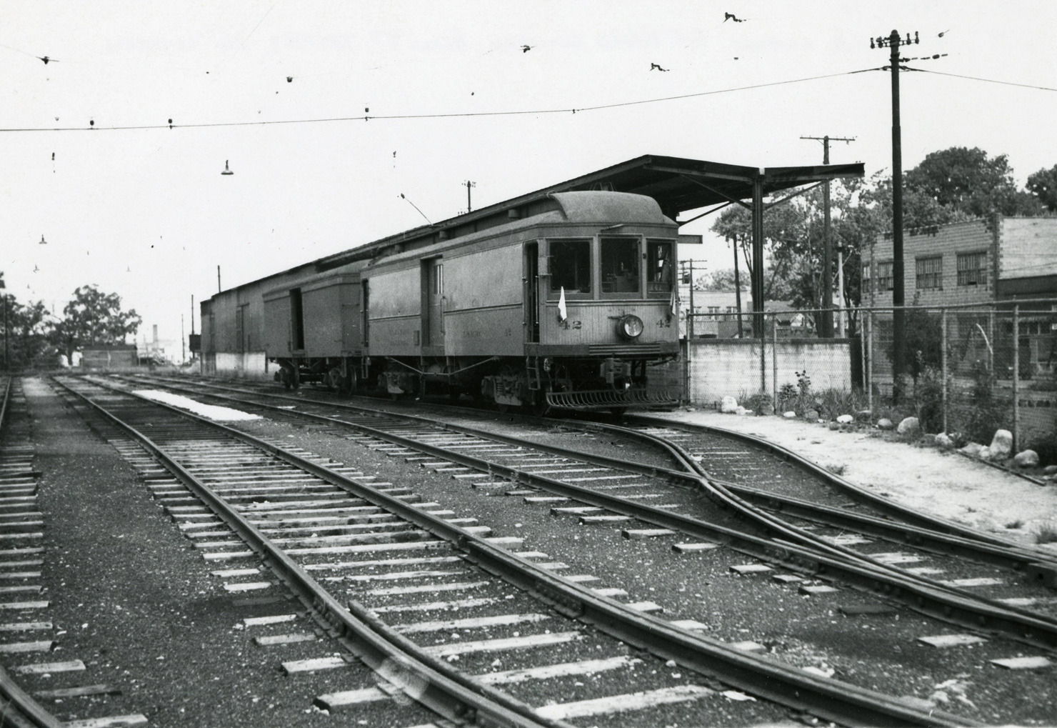Lake Shore Electric, Niles interurban motor car № 42; Cleveland — Interurban Freight Terminals