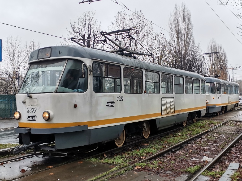 Бухарест - Илфов, Tatra T4R № 3322