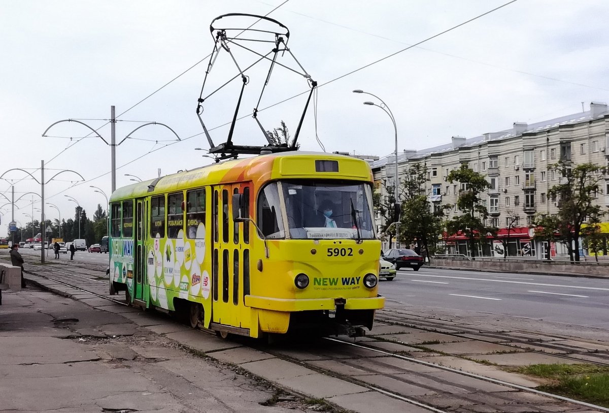 Киев, Tatra T3P № 5902