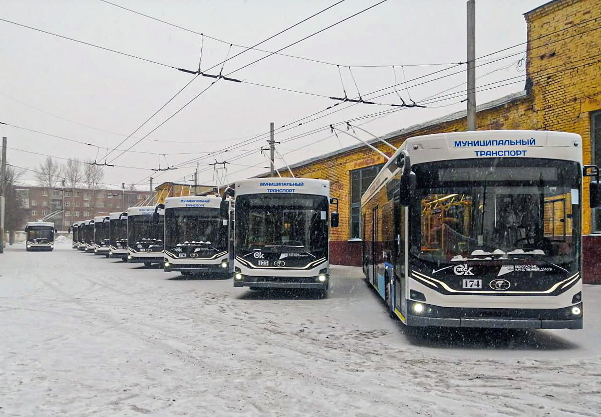 Омск, ПКТС-6281.00 «Адмирал» № 174; Омск — 08.12.2020 — Презентация троллейбусов ПКТС 6281 Адмирал