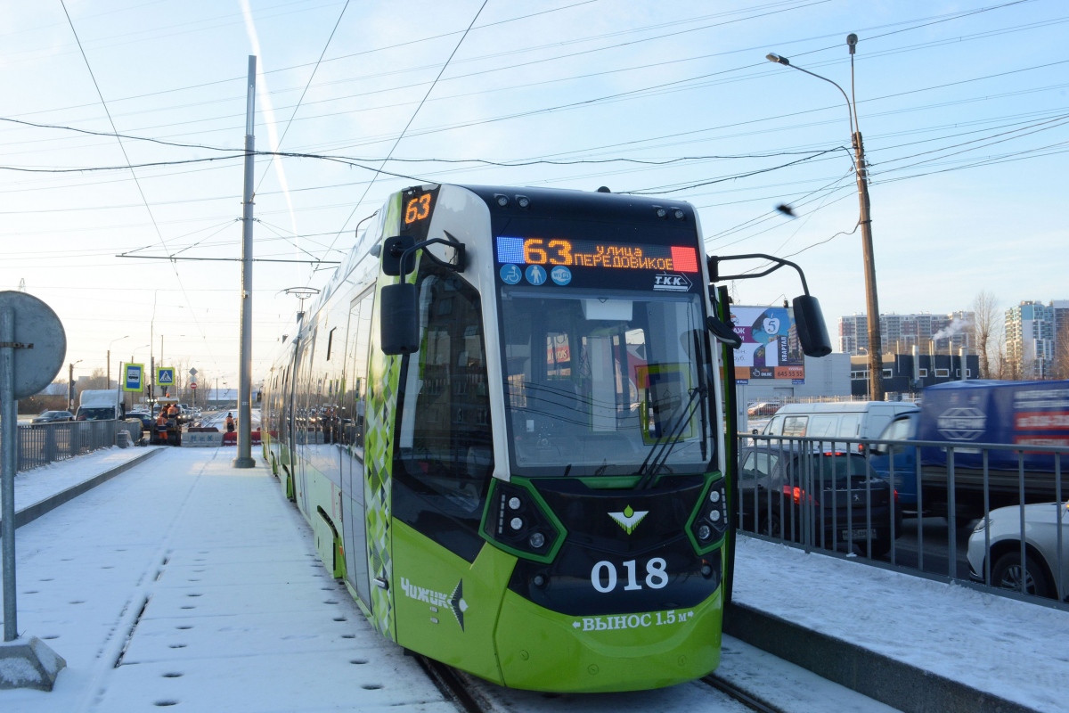 Санкт-Петербург, Stadler B85600M № 018