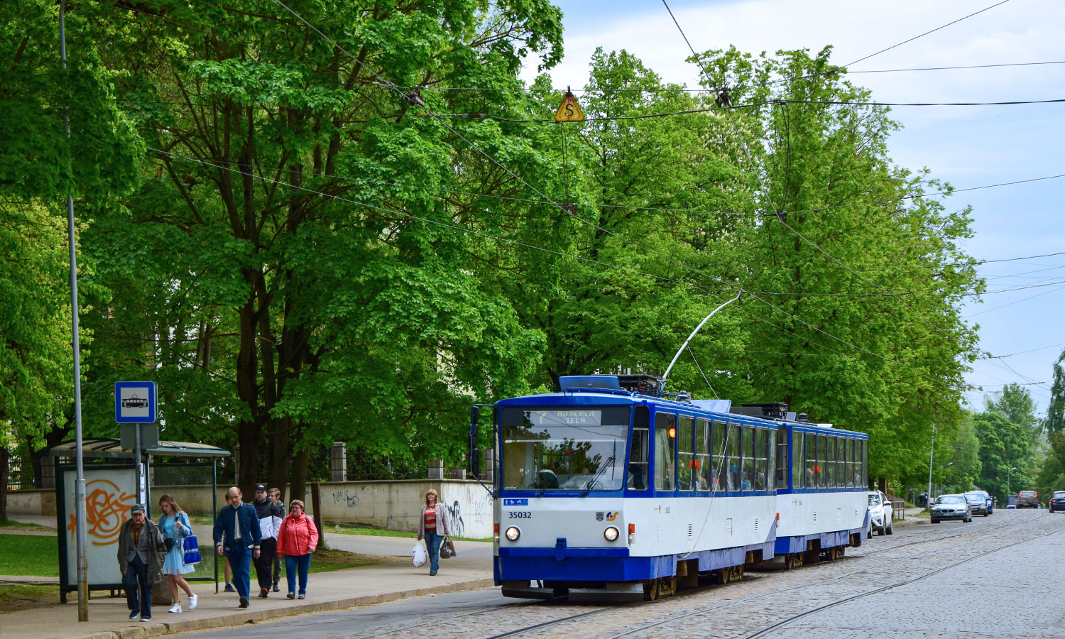 Рига, Tatra T3MR (T6B5-R) № 35032