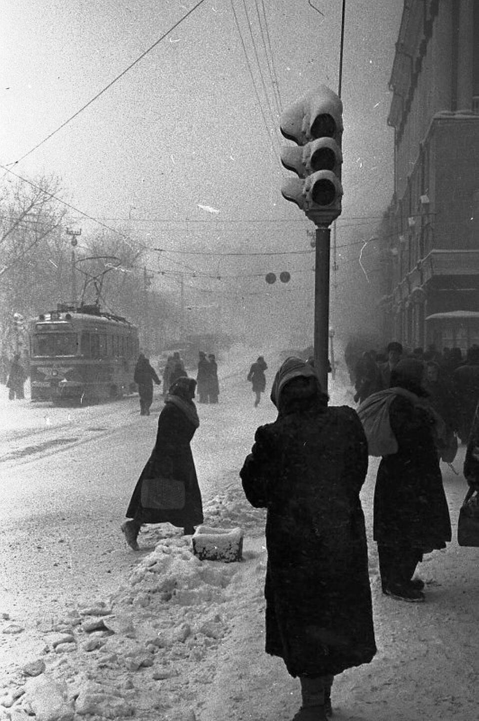 Владивосток — Исторические фотографии — трамвай (1946-1970)