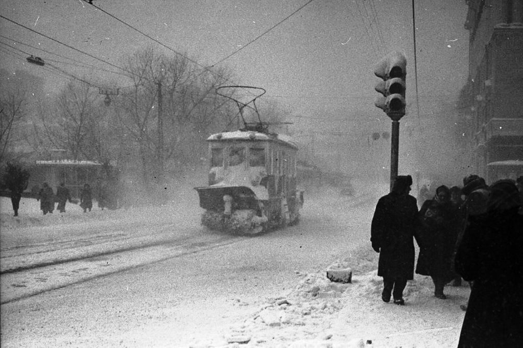 Владивосток — Исторические фотографии — трамвай (1946-1970)