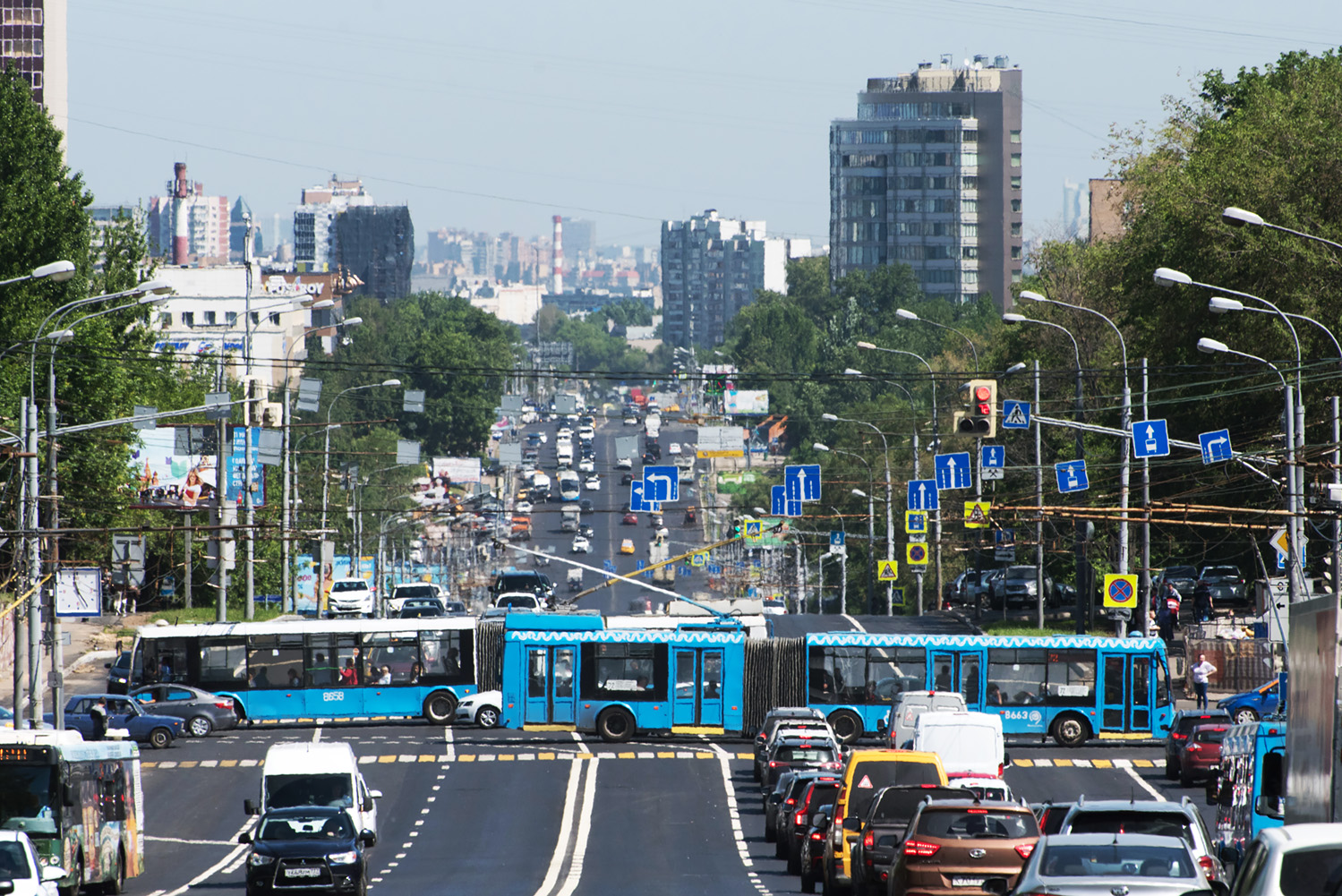 Moscou — Trolleybus lines: South-Western Administrative District