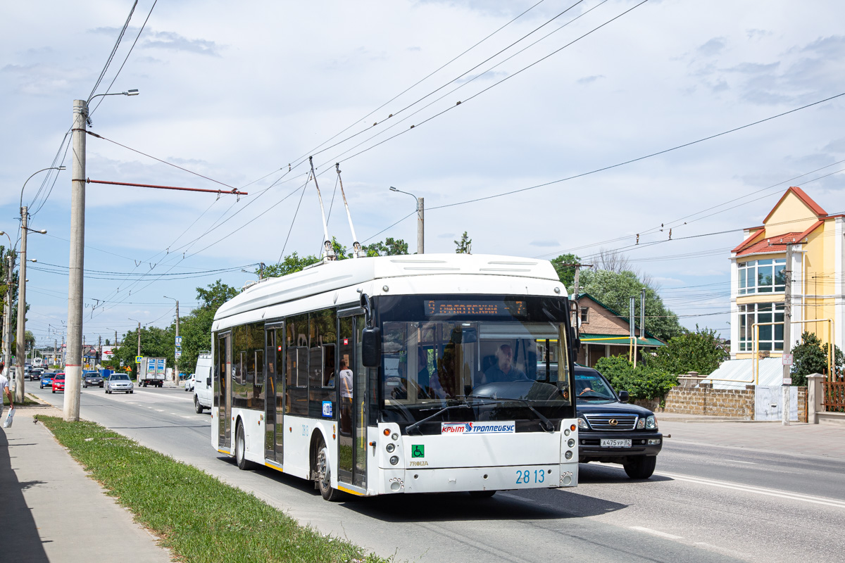 Крымский троллейбус, Тролза-5265.03 «Мегаполис» № 2813 Крымский троллейбус, Тролза-5265.03 «Мегаполис» № 2813