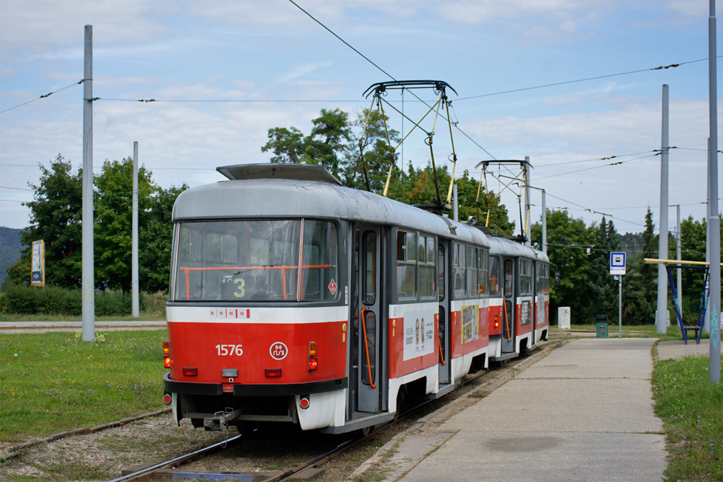 Brno, Tatra T3P № 1576