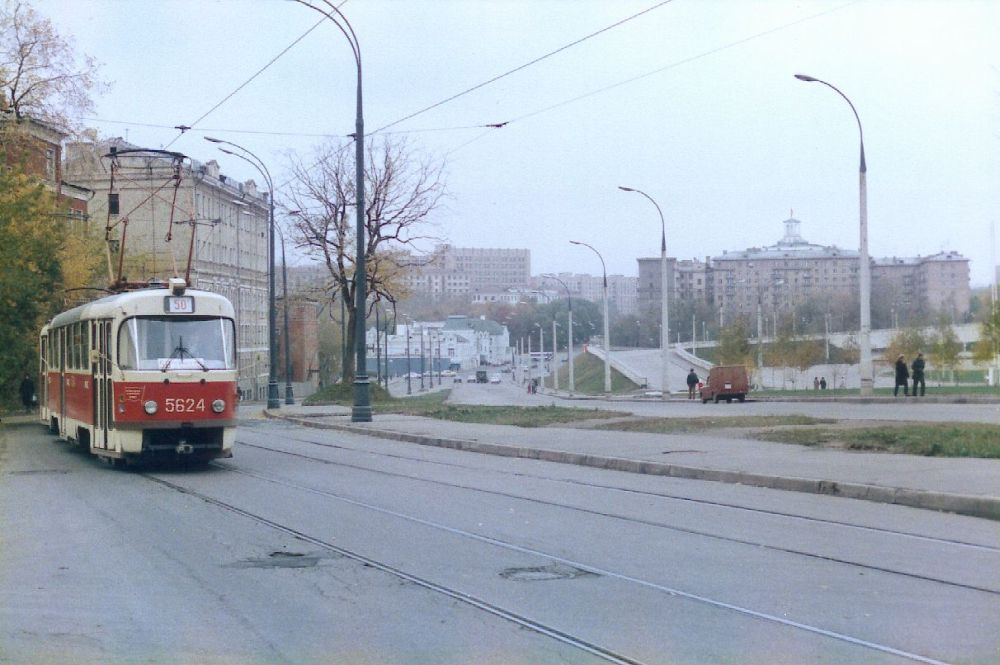 Москва, Tatra T3SU № 5624