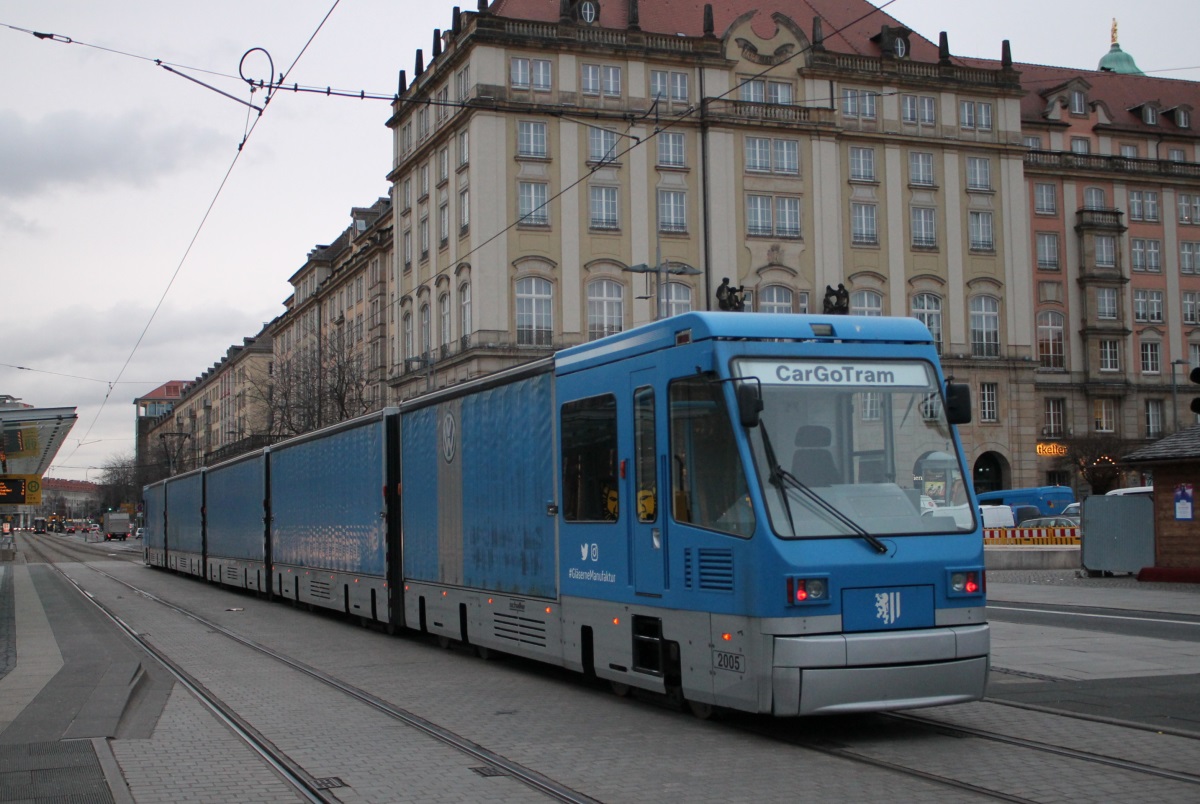 Дрезден, Schalker Eisenhütte CarGoTram № 2005; Дрезден — Грузовой трамвай «CarGoTram» (2001 — 2020)