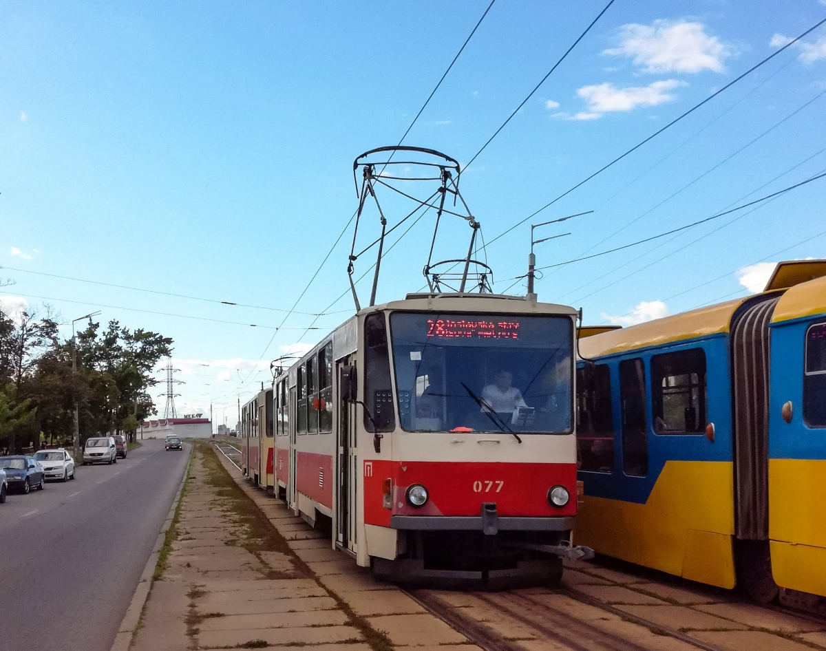 Kyjiw, Tatra T6B5SU Nr. 077