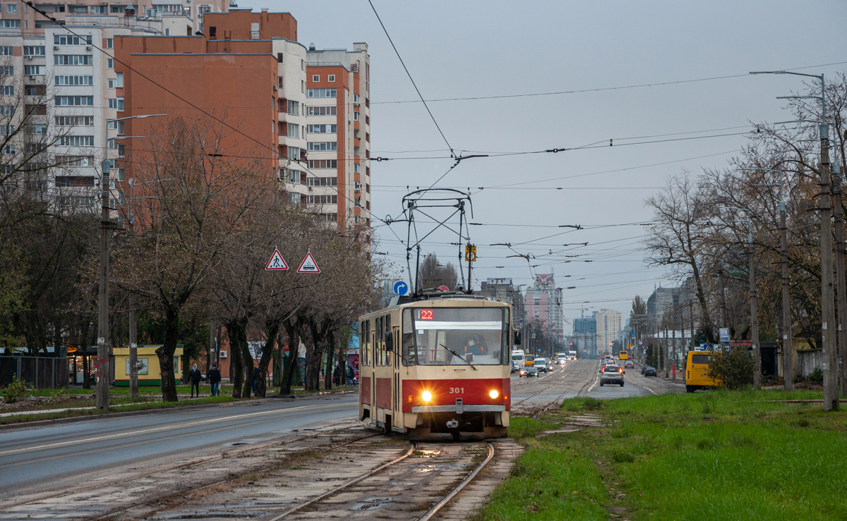 Киев, Tatra T6B5SU № 301
