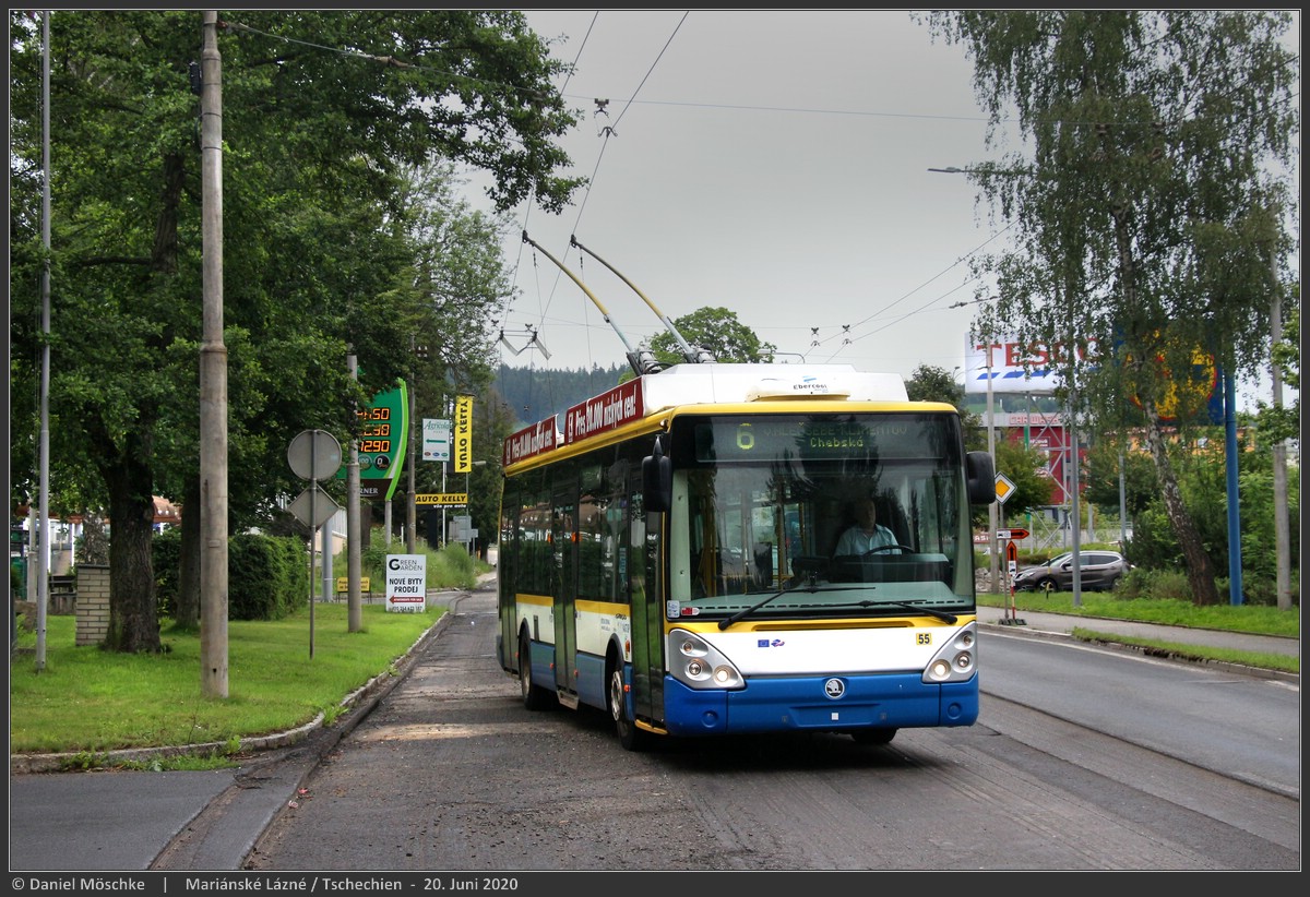 Марианске-Лазне, Škoda 24Tr Irisbus Citelis № 55