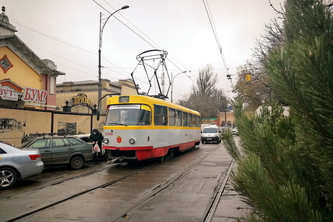 Одесса, Tatra T3R.P № 3299; Одесса — Новогодний электротранспорт
