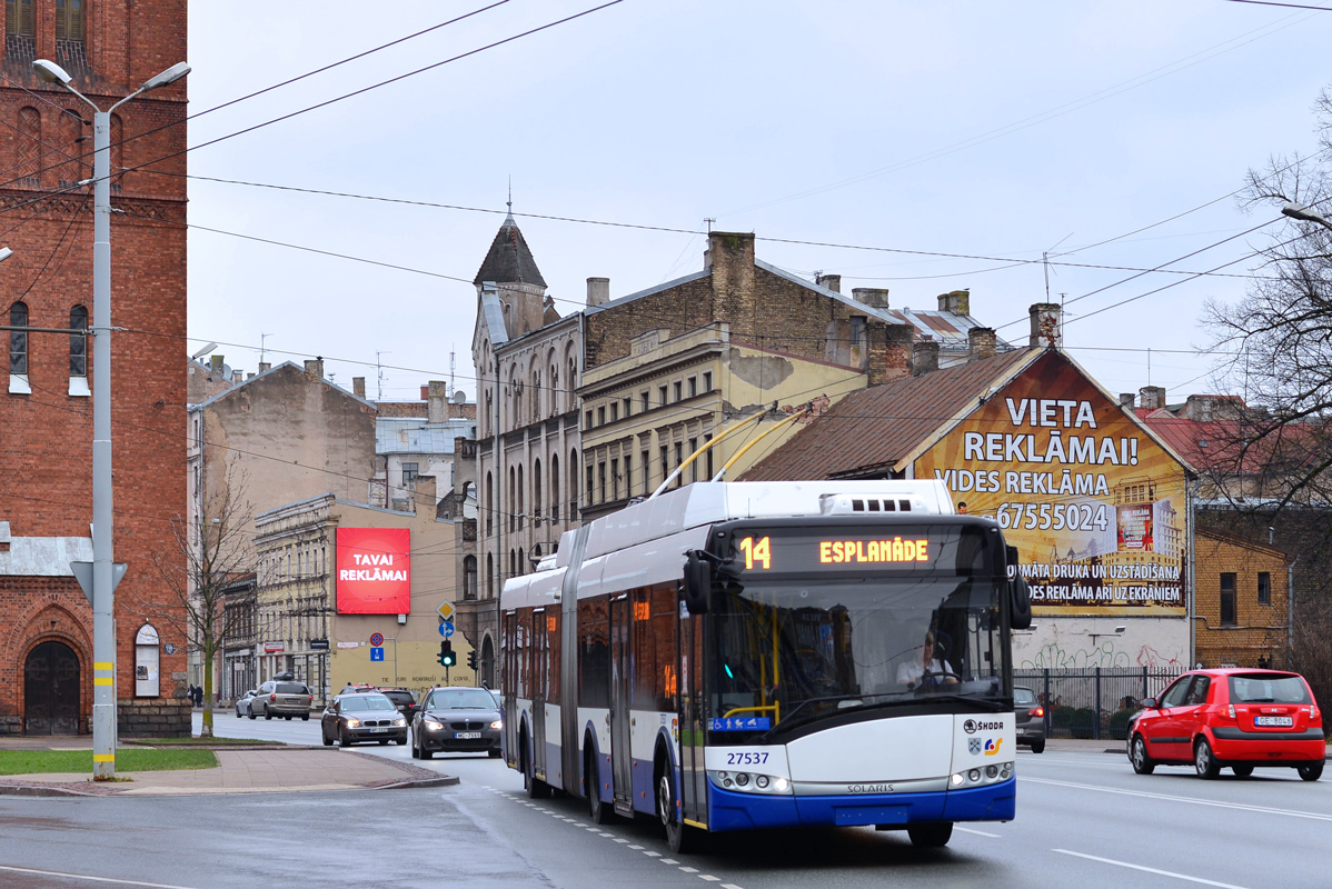 Riga, Škoda 27Tr Solaris III # 27537 Riga, Škoda 27Tr Solaris III # 27537