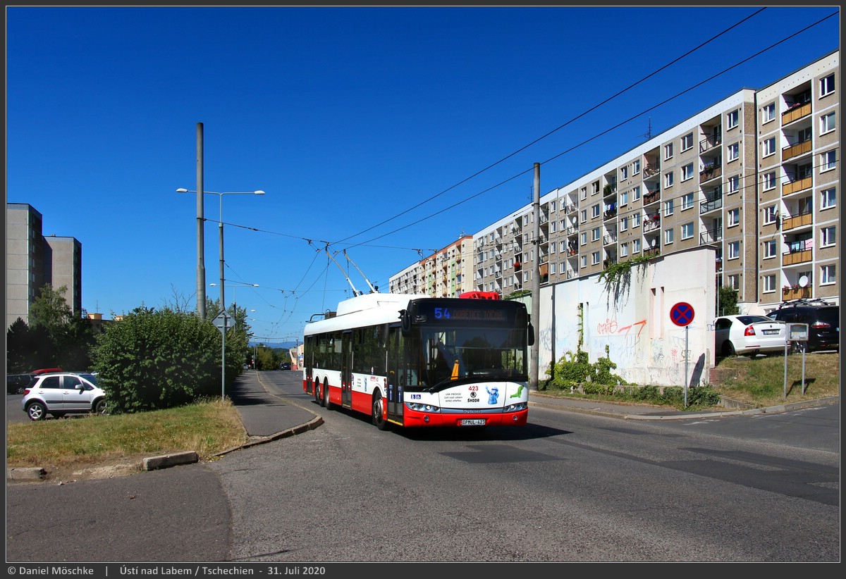 Усти-над-Лабем, Škoda 28Tr Solaris III № 423