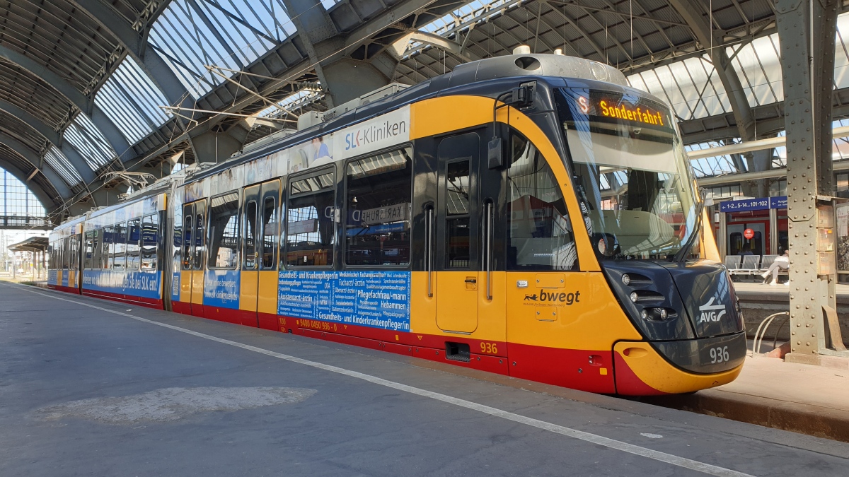 Карлсруэ, Bombardier ET2010 № 936 Карлсруэ, Bombardier ET2010 № 936