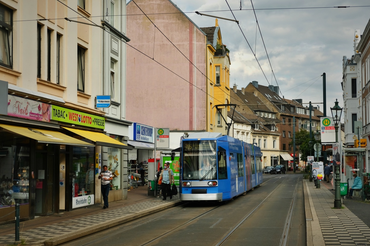 Düsseldorf, Duewag NF6 № 2108 Düsseldorf, Duewag NF6 № 2108