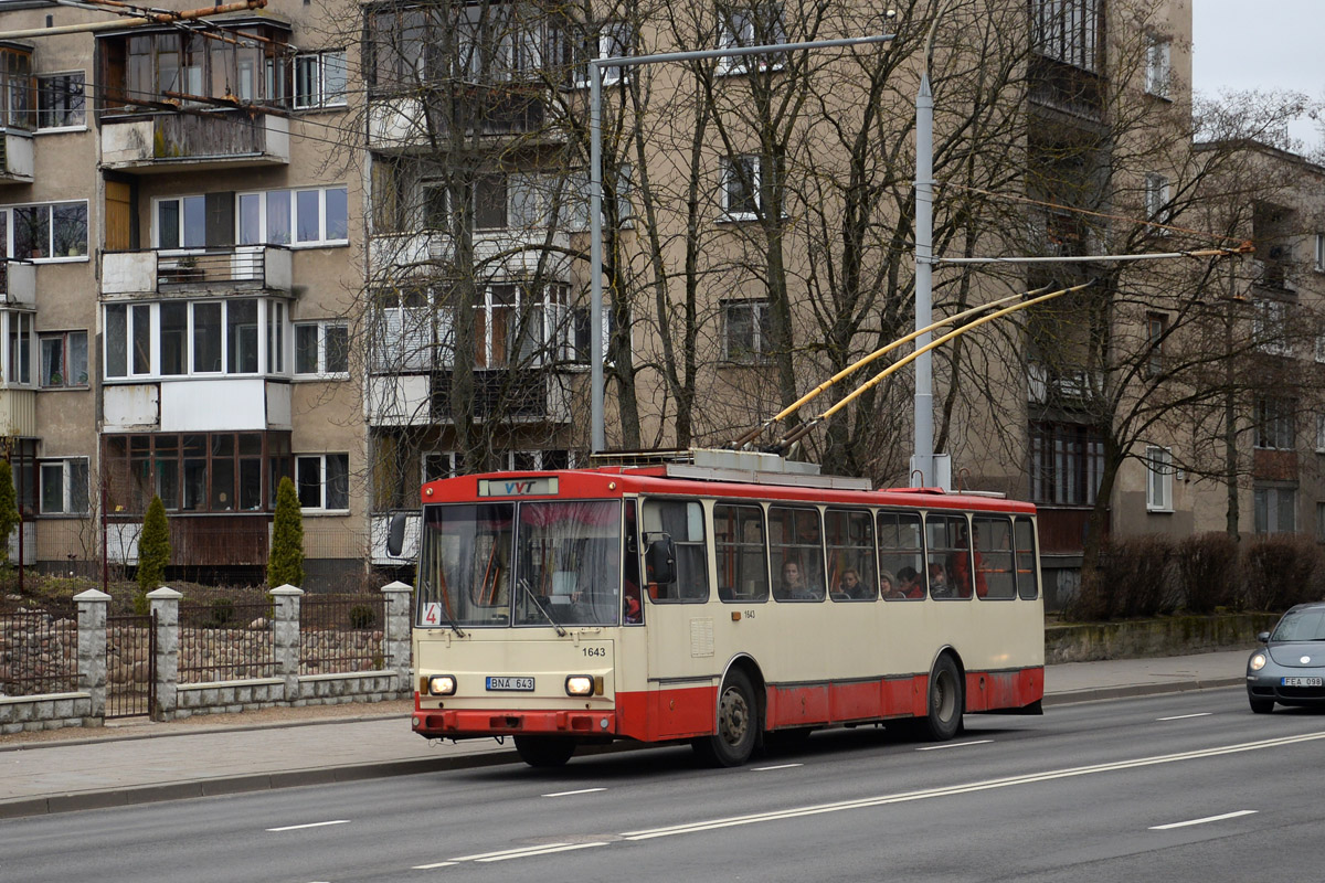 Вильнюс, Škoda 14Tr13/6 № 1643
