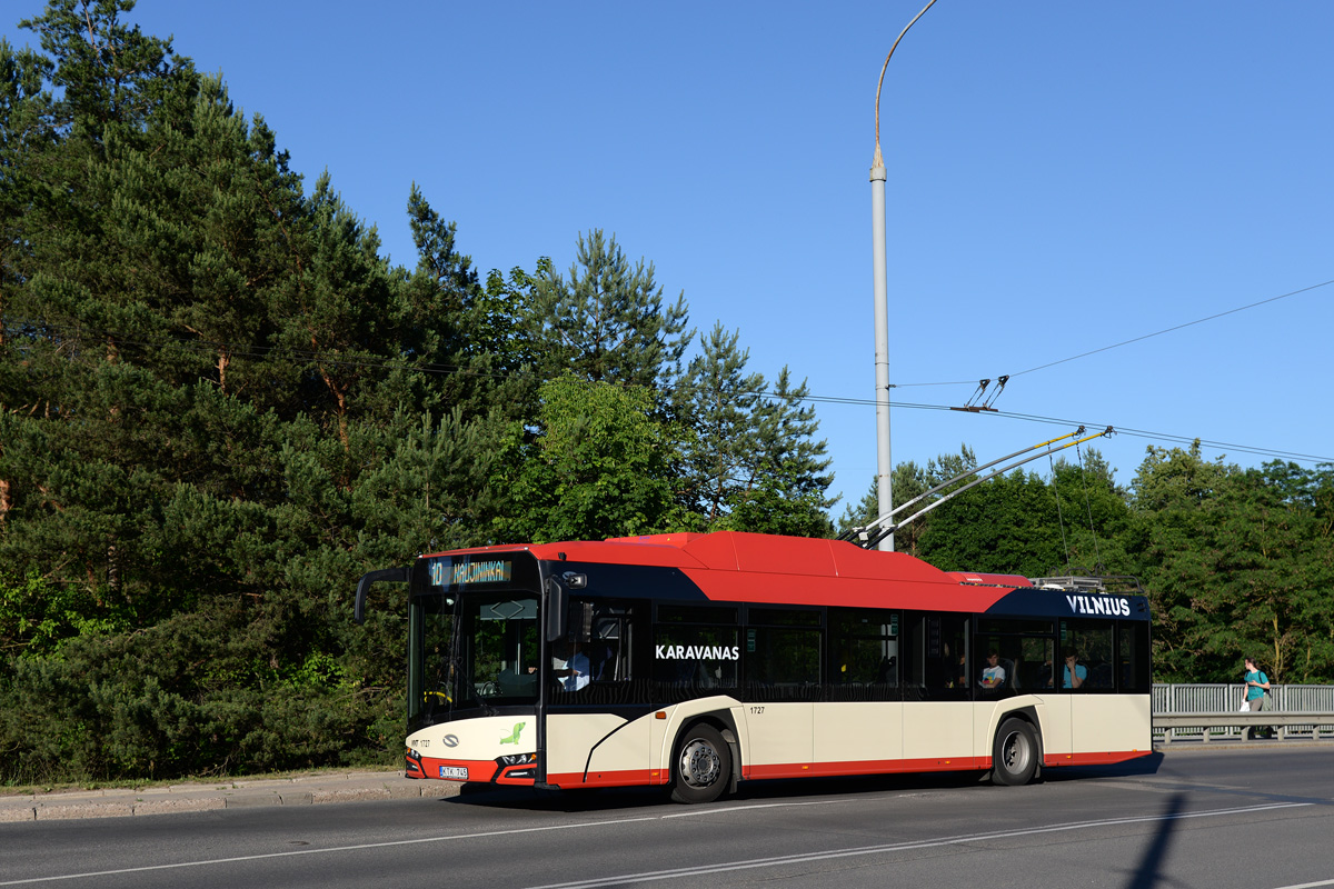 Vilnius, Solaris Trollino IV 12 Škoda č. 1727