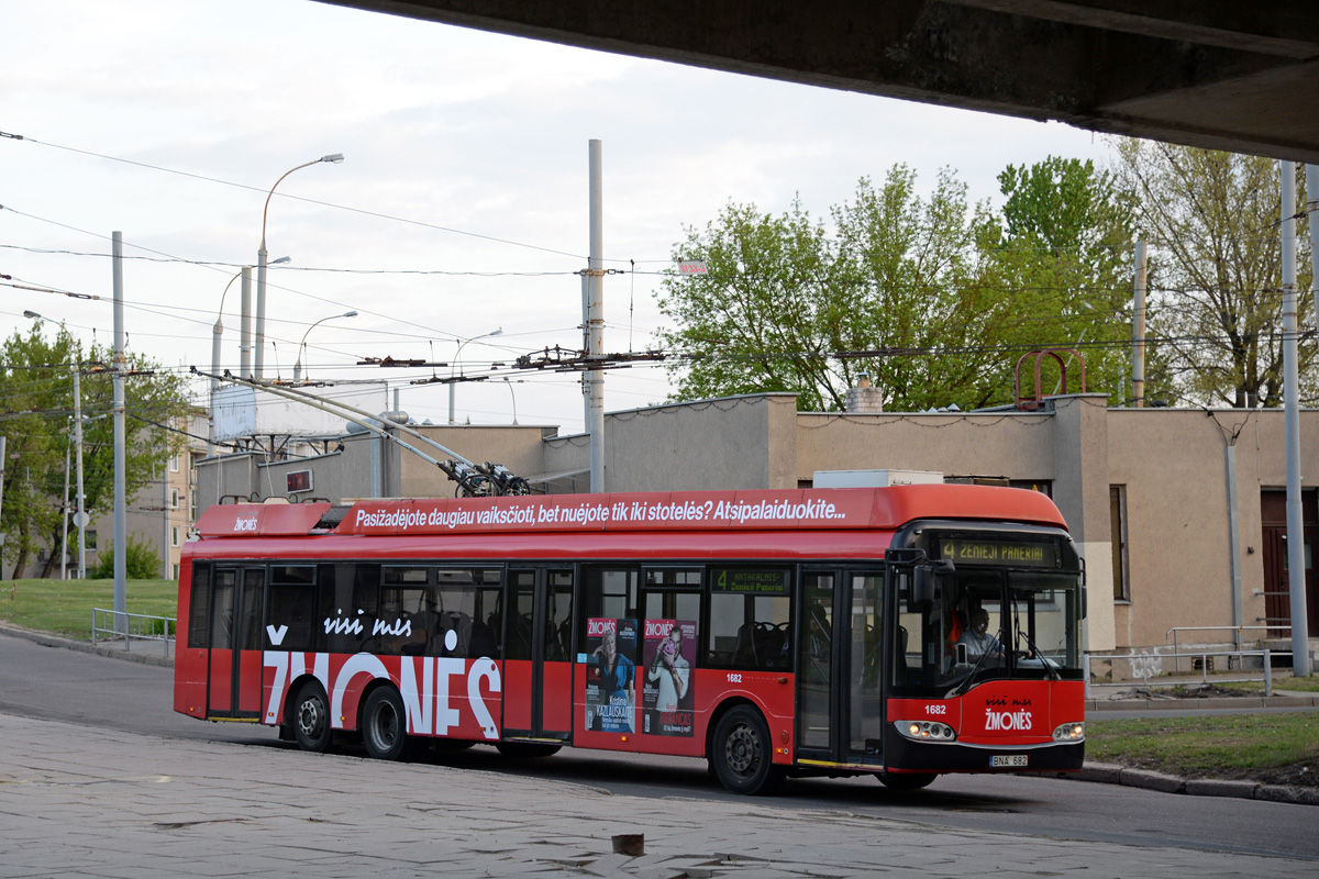 Вильнюс, Solaris Trollino II 15 AC № 1682