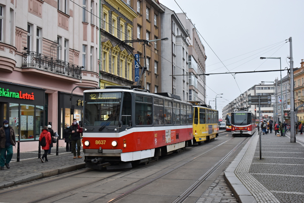 Прага, Tatra T6A5 № 8637 Прага, Tatra T6A5 № 8637