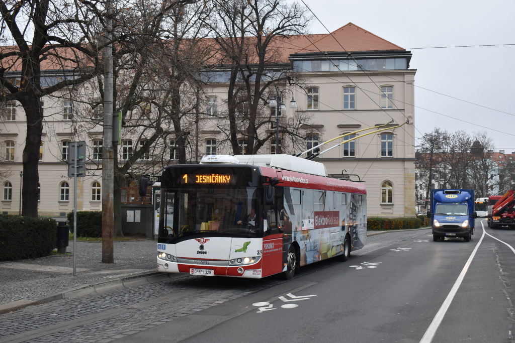 Пардубице, Škoda 26Tr Solaris III № 329