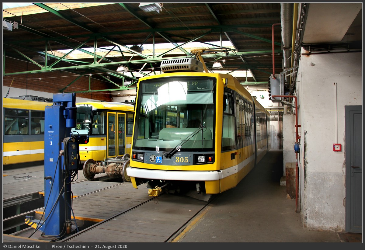 Пльзень, Škoda 03T3 Astra № 305
