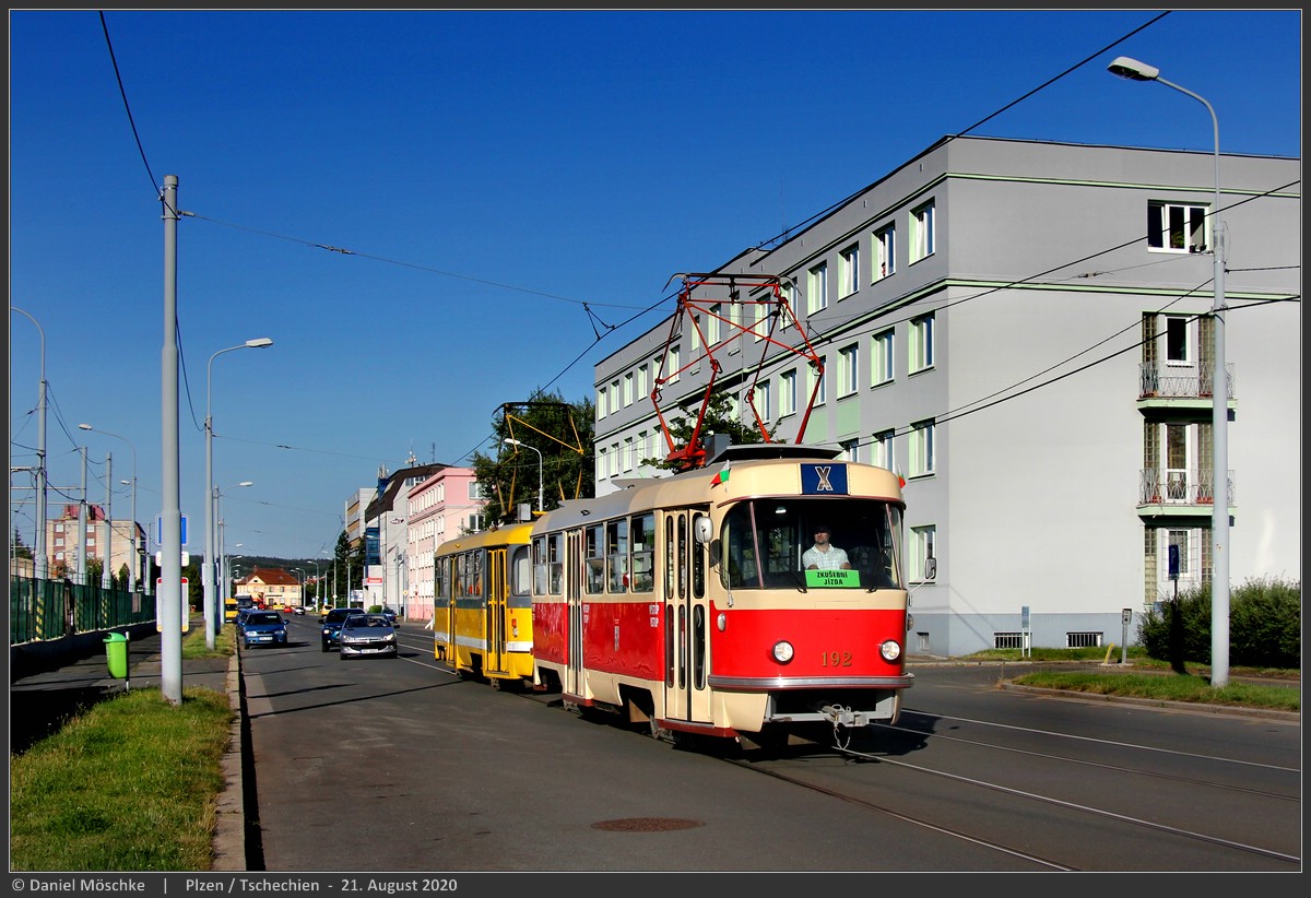 Пльзень, Tatra T3 № 192