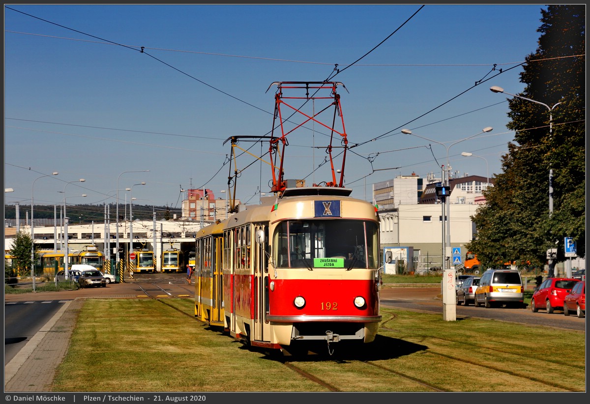 Пльзень, Tatra T3 № 192