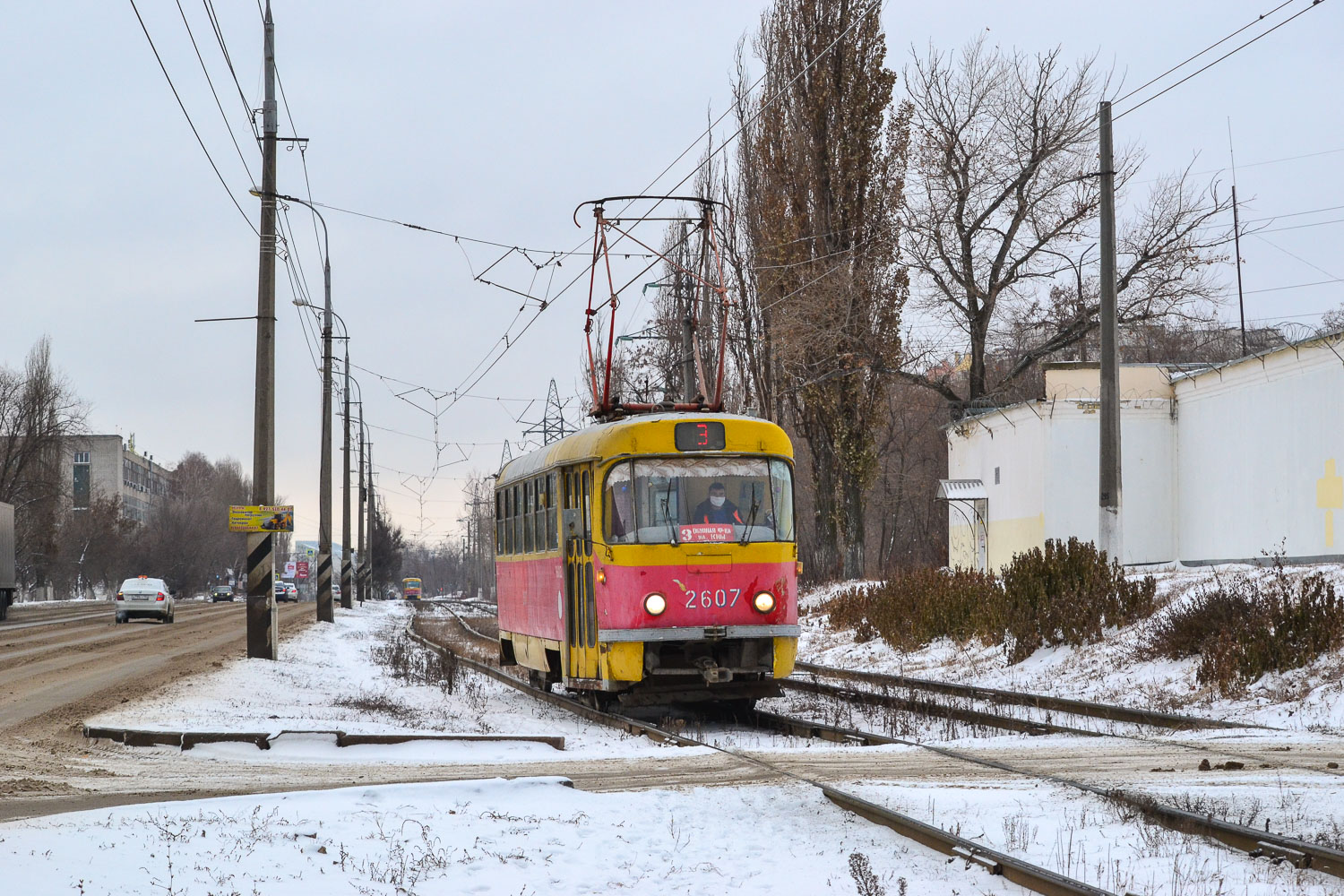 Volgograd, Tatra T3SU (2-door) № 2607