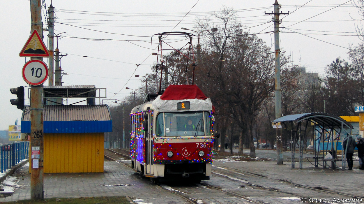 Мариуполь, Tatra T3A № 736