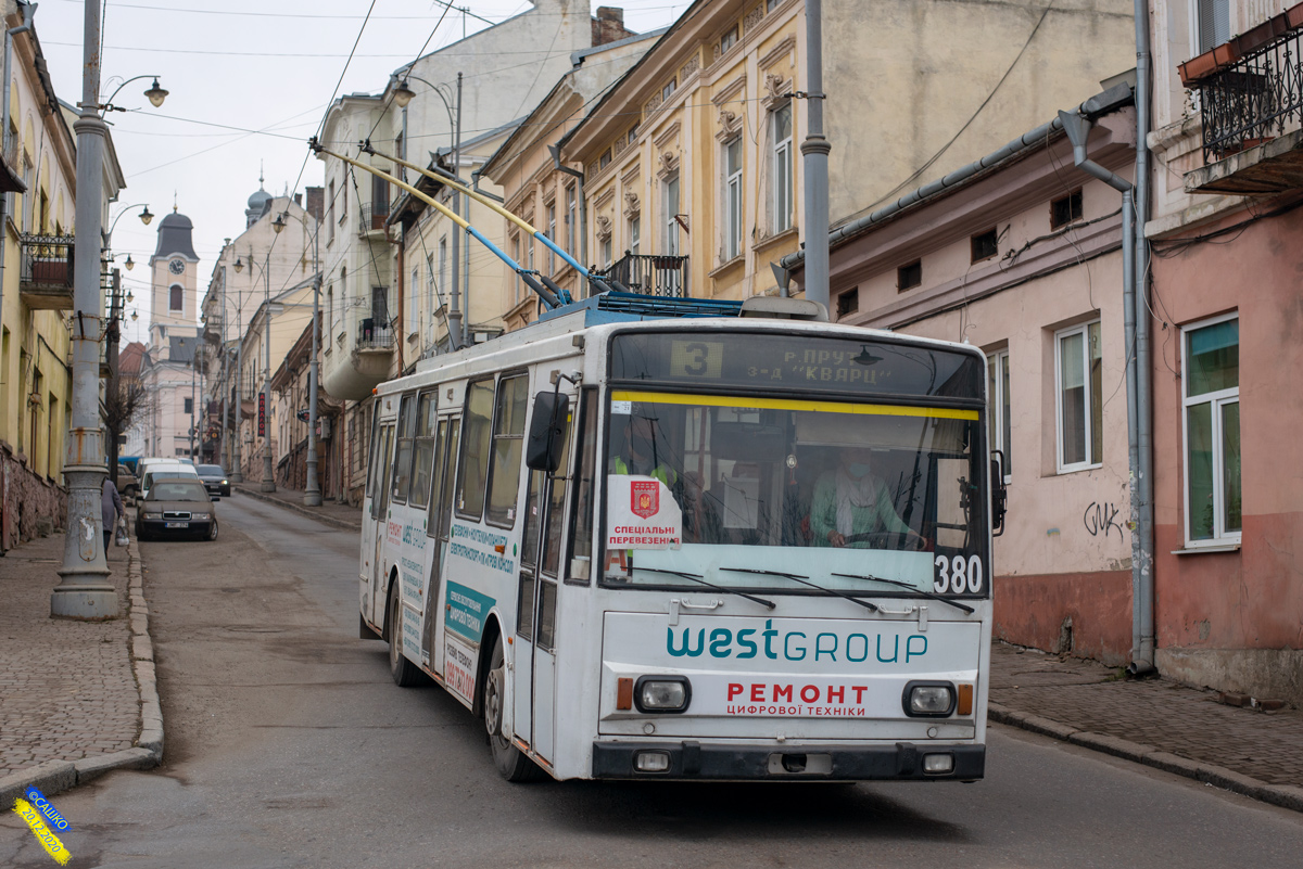 Черновцы, Škoda 14Tr17/7M № 380