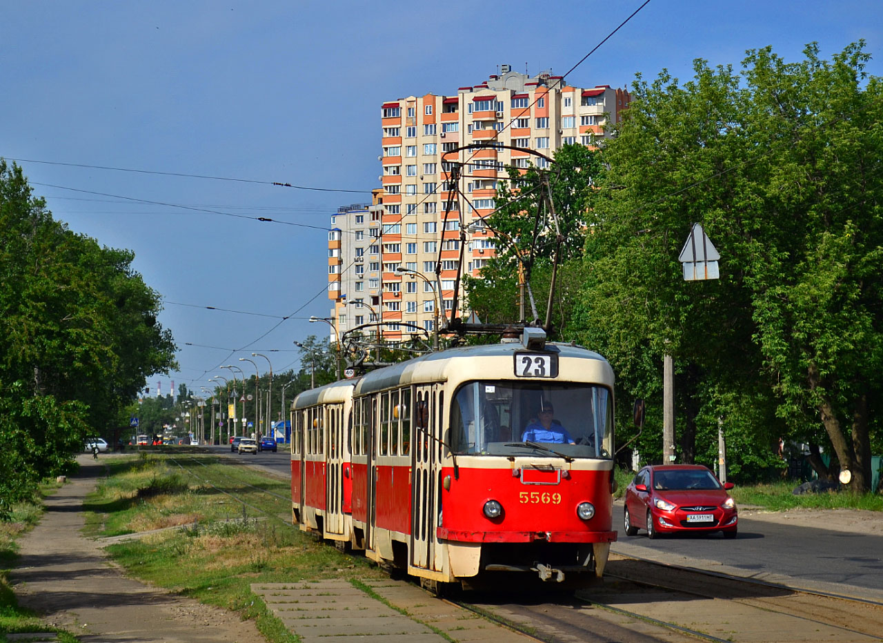 Киев, Tatra T3SU № 5569