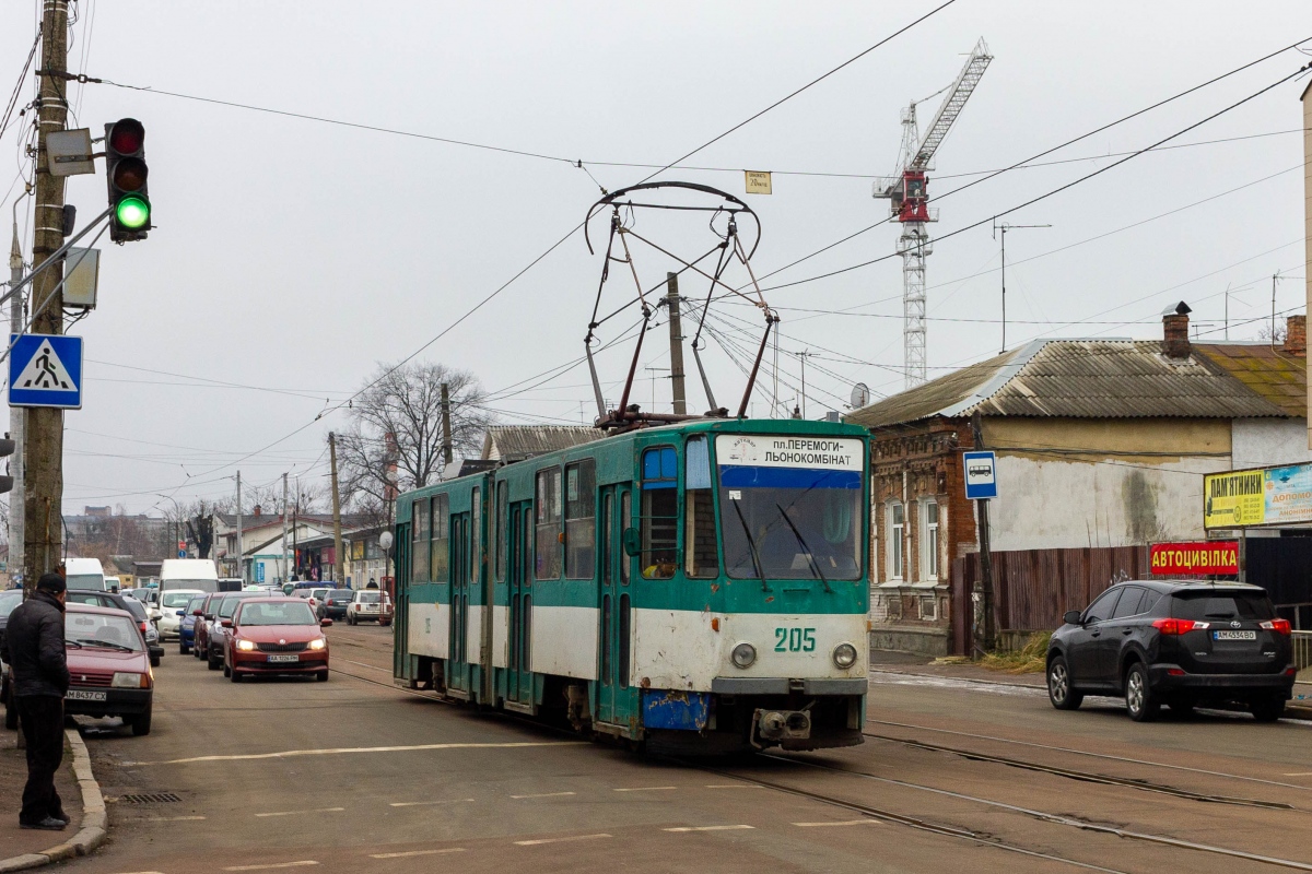 Житомир, Tatra KT4SU № 205