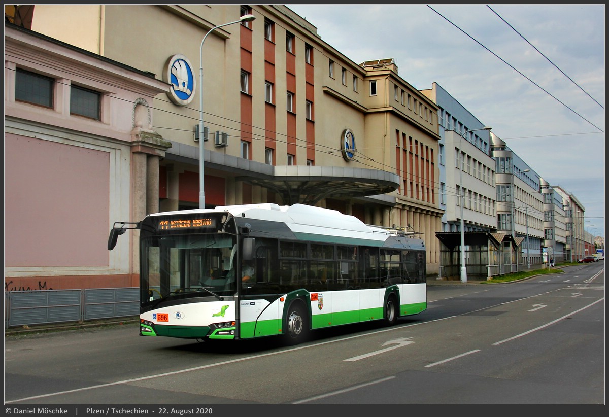 Plzeň, Škoda 26Tr Solaris IV № 596