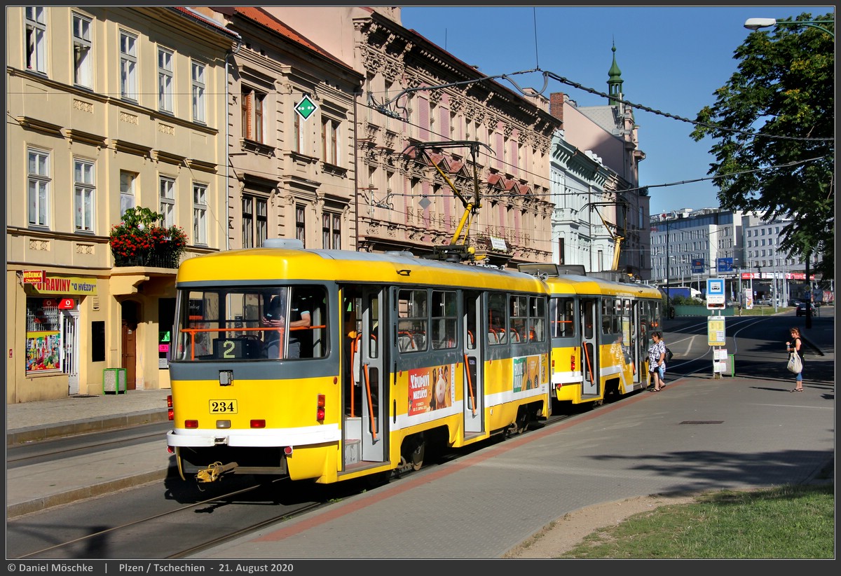 Пльзень, Tatra T3R.P № 234