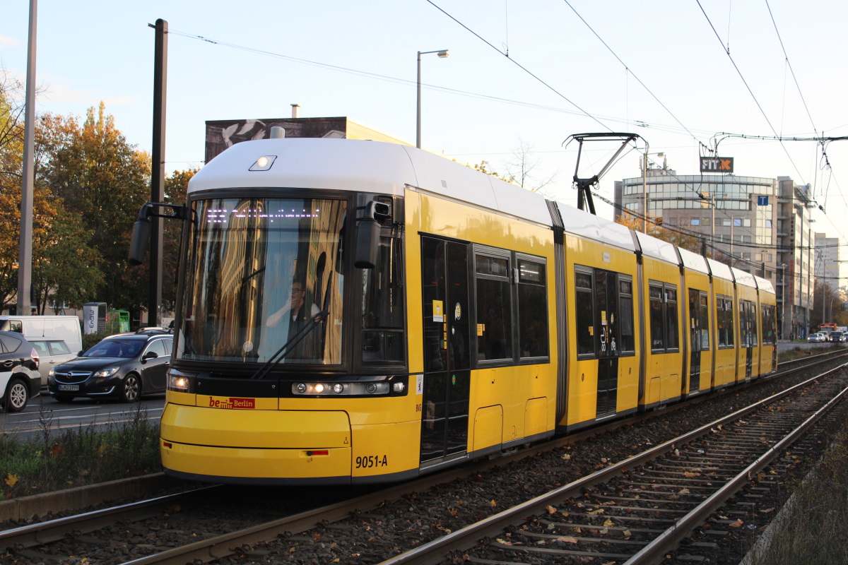 Берлин, Bombardier Flexity Berlin (GT8-08ZR/F8Z) № 9051