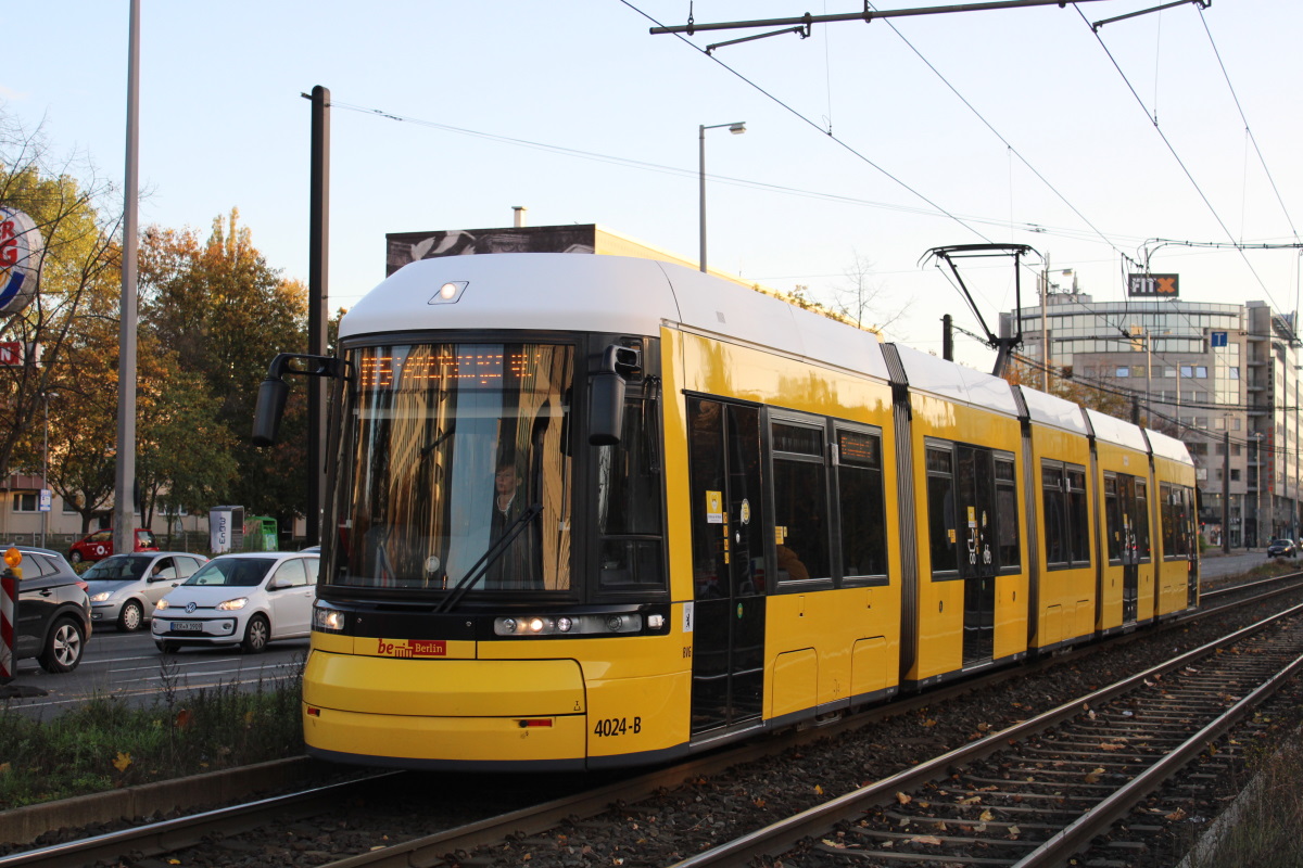 Берлин, Bombardier Flexity Berlin (GT6-08ZR/F6Z) № 4024