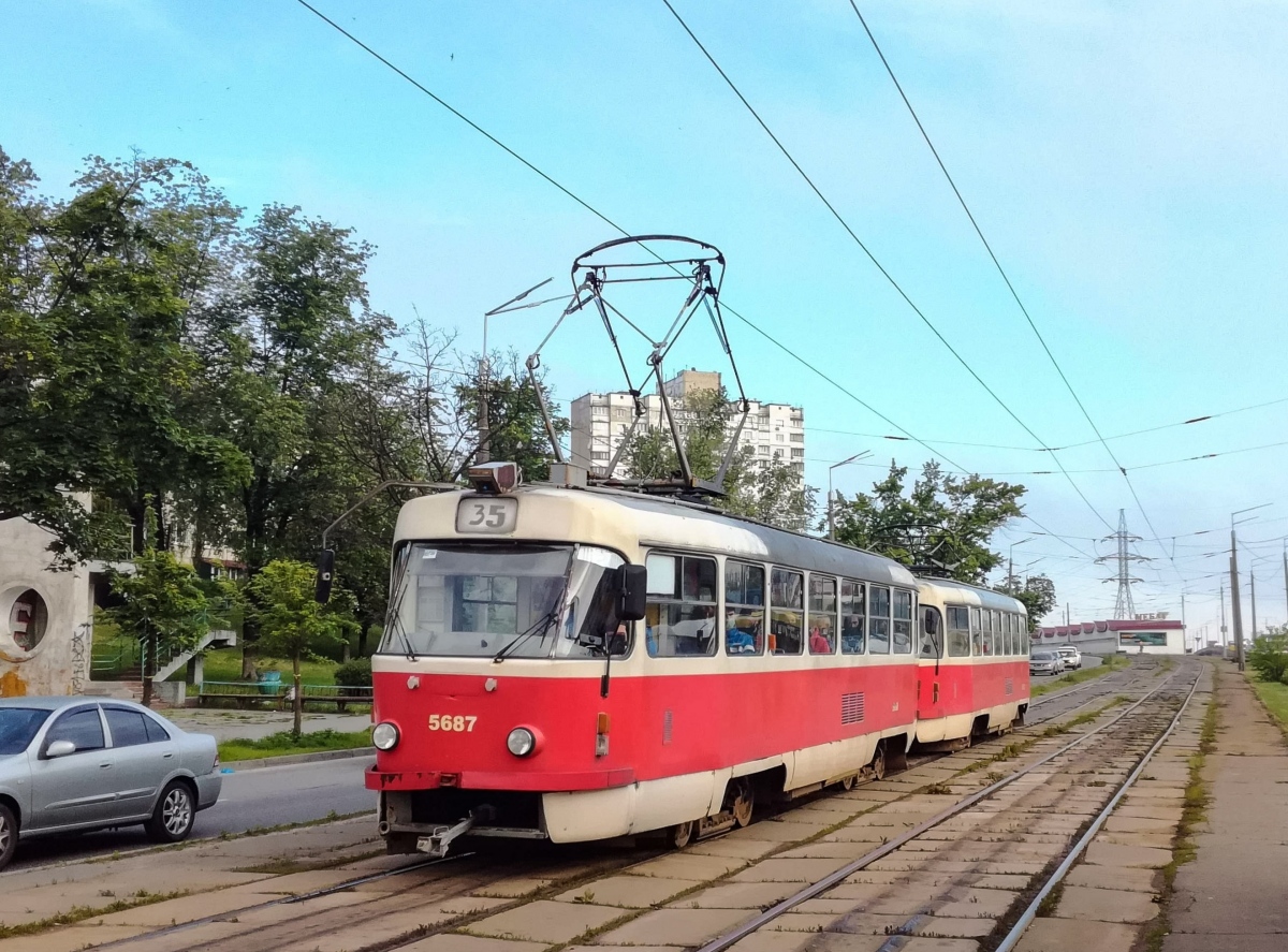 Киев, Tatra T3SUCS № 5687