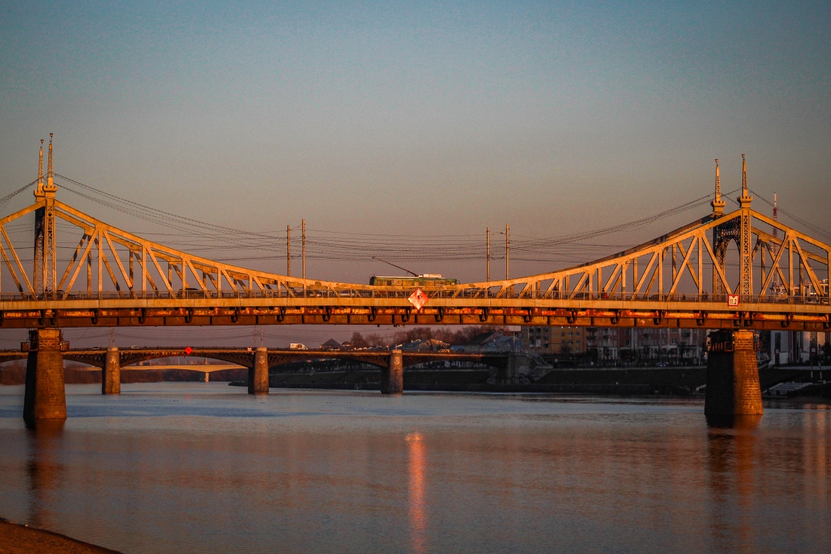 Tver — Trolleybus lines: Old Volga Bridge