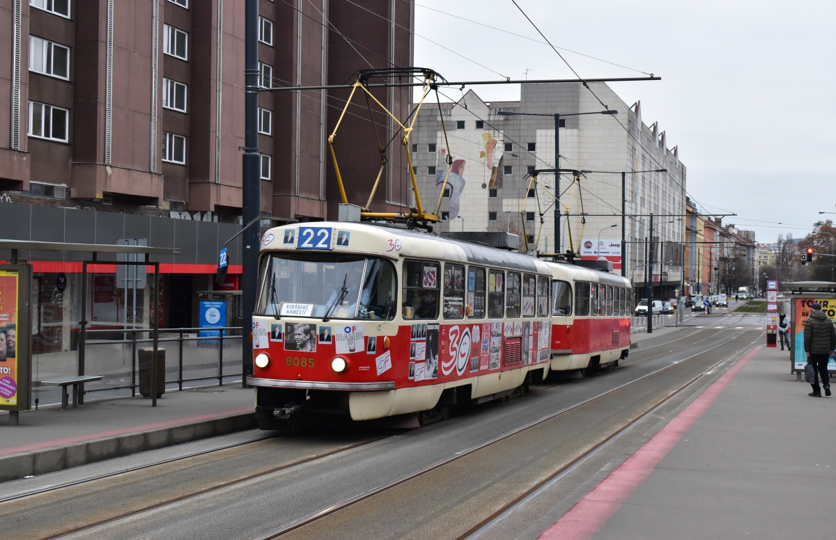 Прага, Tatra T3M № 8085