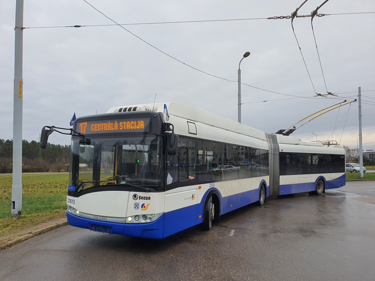 Рига, Škoda 27Tr Solaris III № 27613