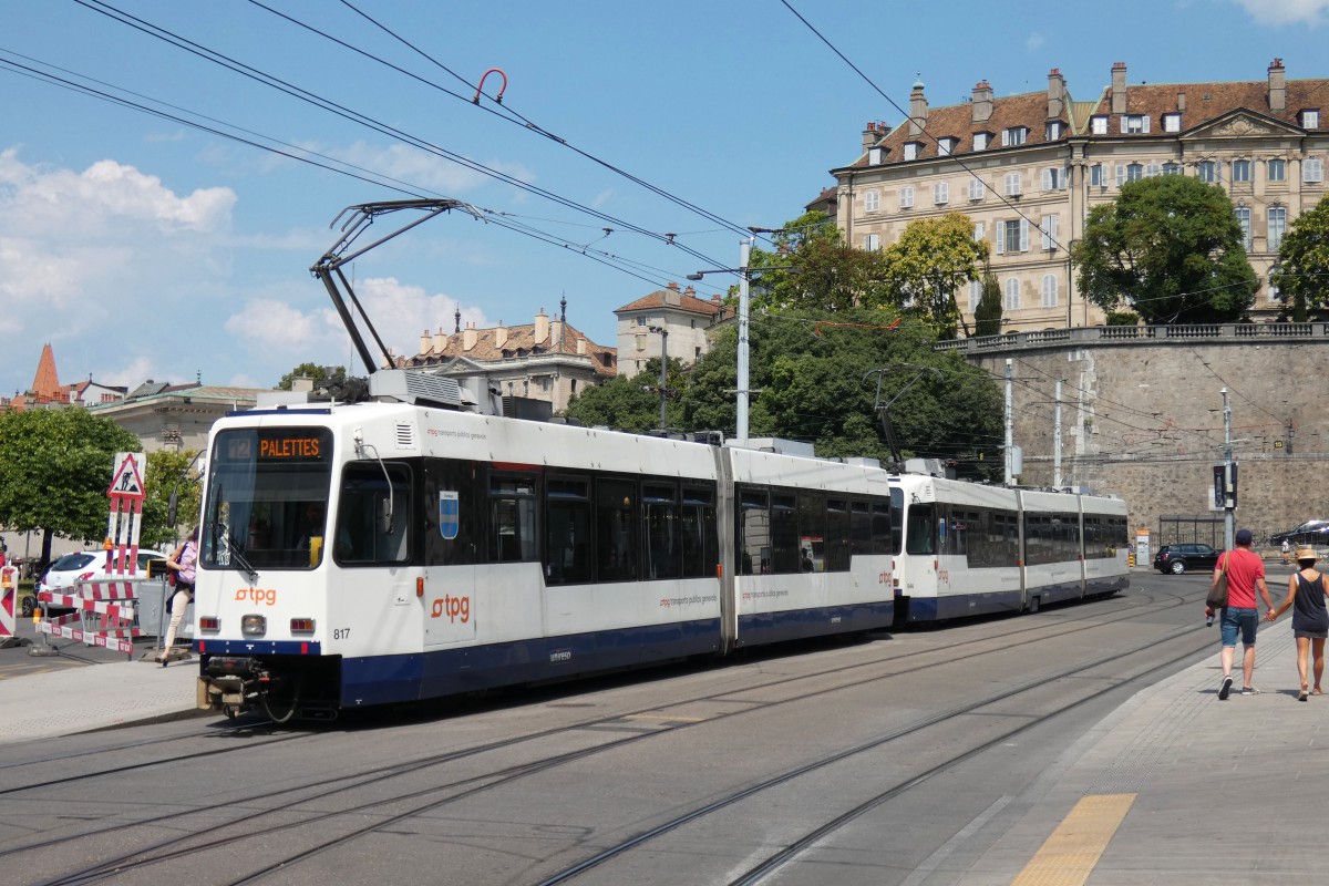 Женева, ACMV/ABB/Duewag Be 4/6 № 817